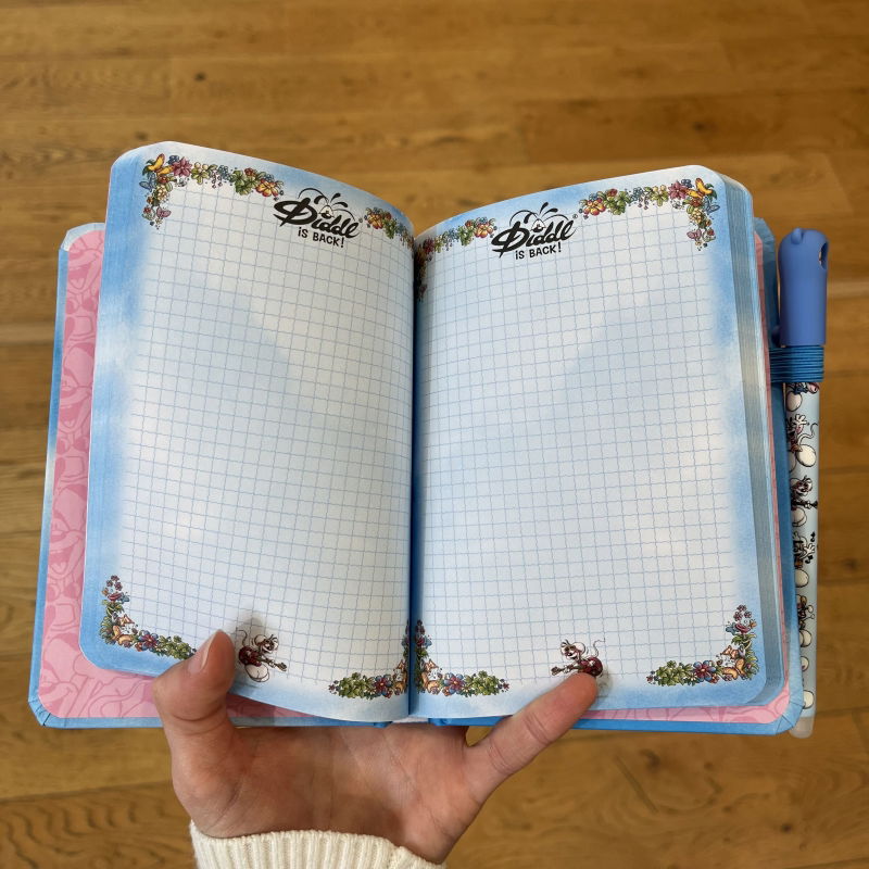 Carnet + Stylo A6 Diddl - Coloris aléatoire