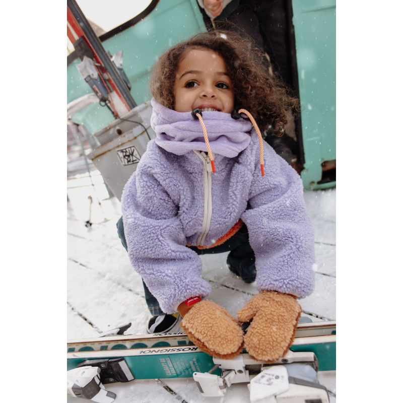 Cagoule enfant Warmy | Mauve