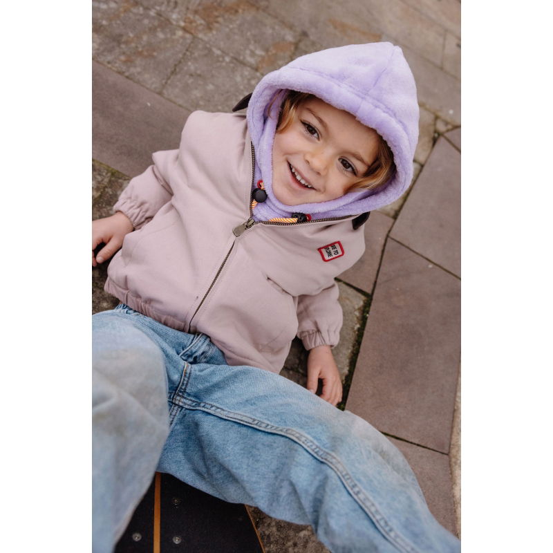 Cagoule enfant Warmy | Mauve
