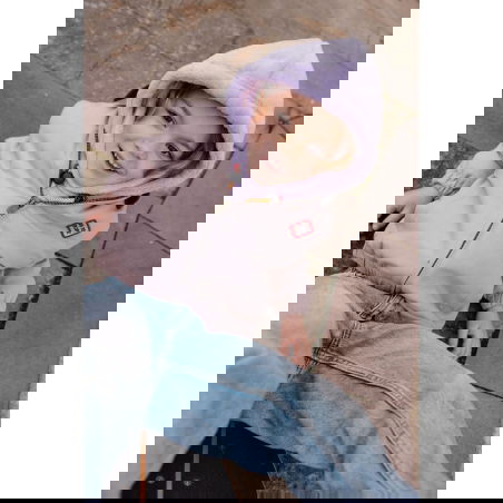 Cagoule enfant Warmy | Mauve - Hello Hossy