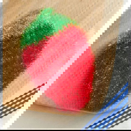 Eponge vaisselle | Fraise - JoliPoom