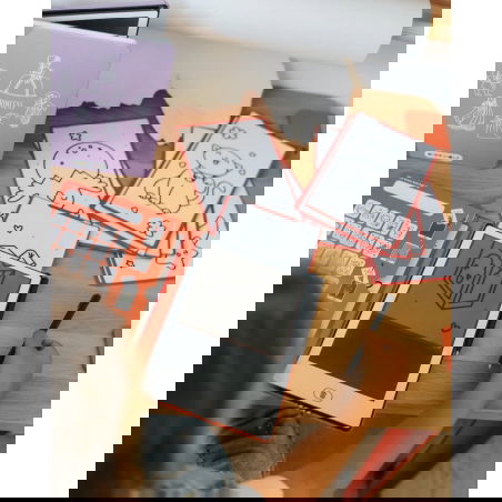 Mini tablette à dessin | Kawai - Kidywolf