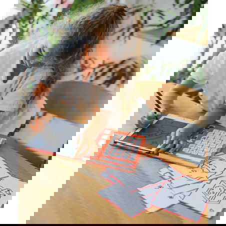 Mini tablette à dessin | Kawai - Kidywolf