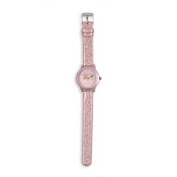 Montre pailletée licorne | Rose - Konges Slojd