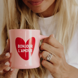Mug céramique | Bonjour l'amour