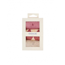 3 Paires de chaussettes | Fantaisie losanges et paillettes