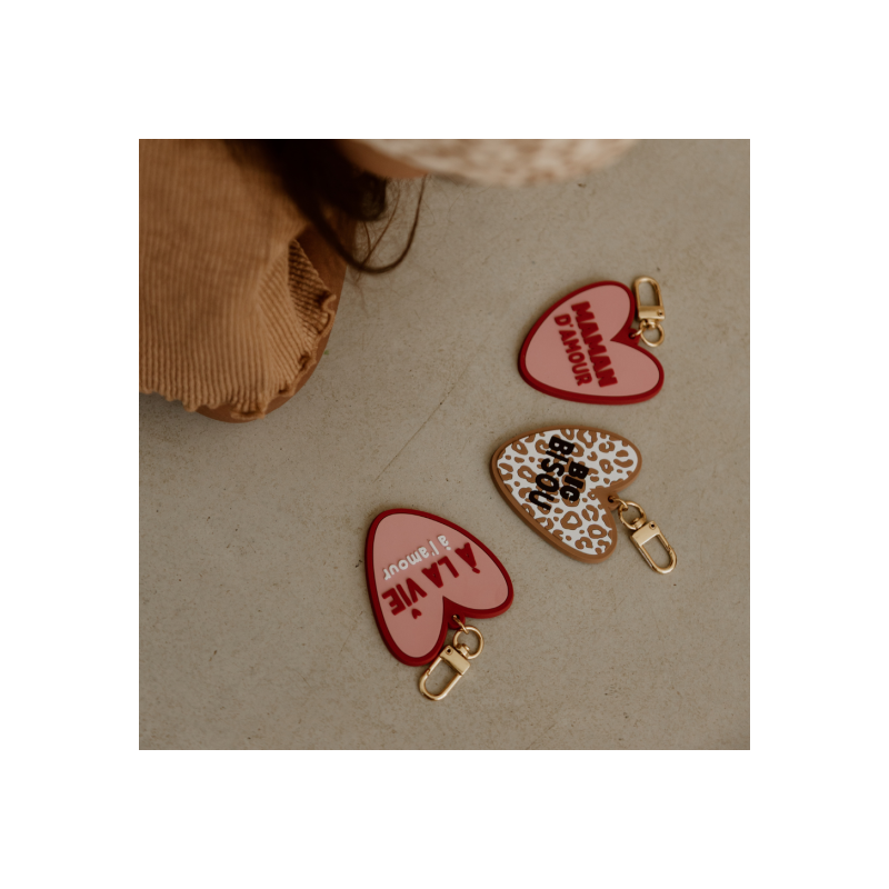 Porte-clés cœur | Maman d'amour