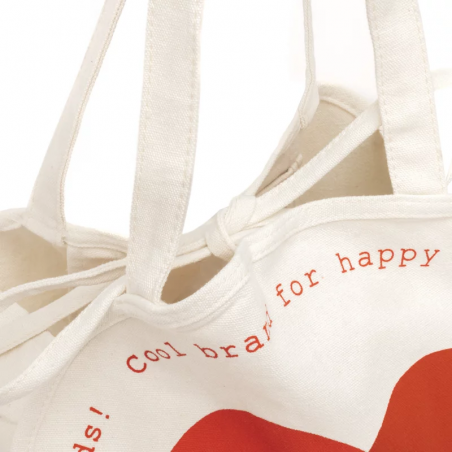 Le Tote Bag Coton | Coeur rouge - Ratatam