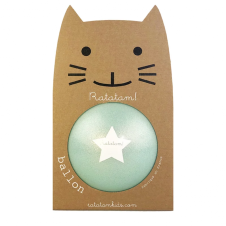 Ballon pailleté 15 cm | Chat bleu - Ratatam