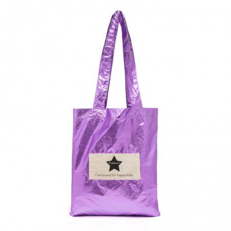 Le Tote Bag Brillant Métallisé | Violet - Ratatam