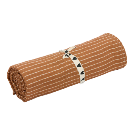 Grand lange - foulard 105 cm | Rayures fines - Atelier wagram