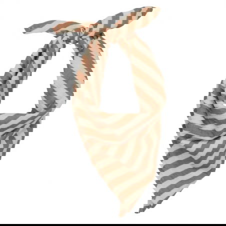 Lange - foulard 65 cm | Rayures larges - Atelier wagram