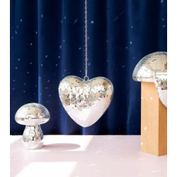 Coeur disco à suspendre