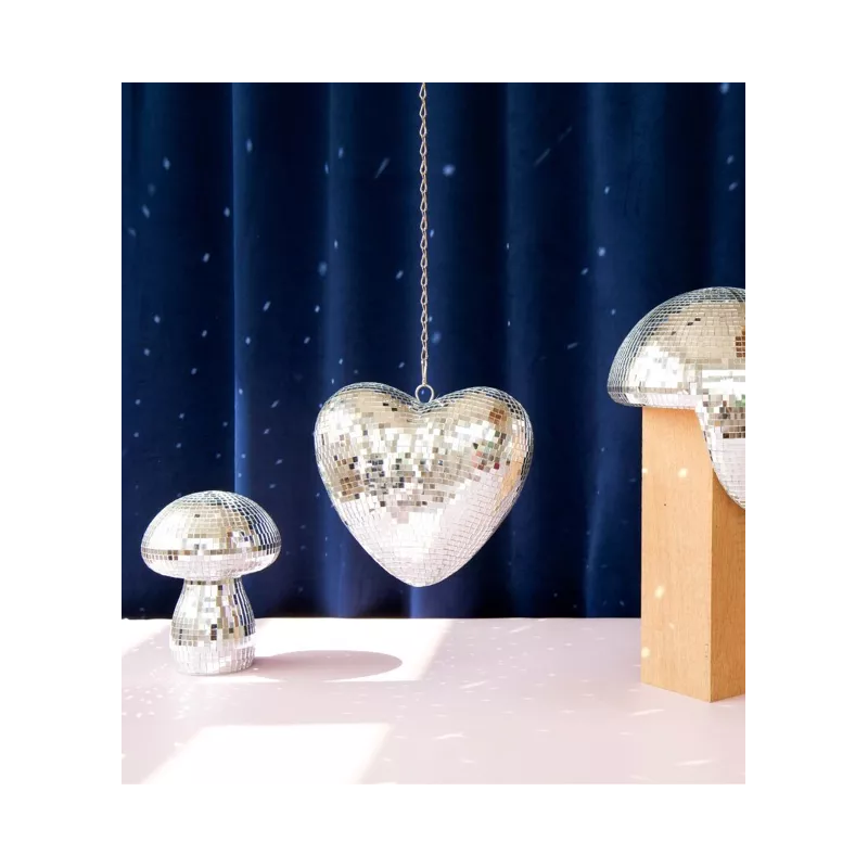 Coeur disco à suspendre