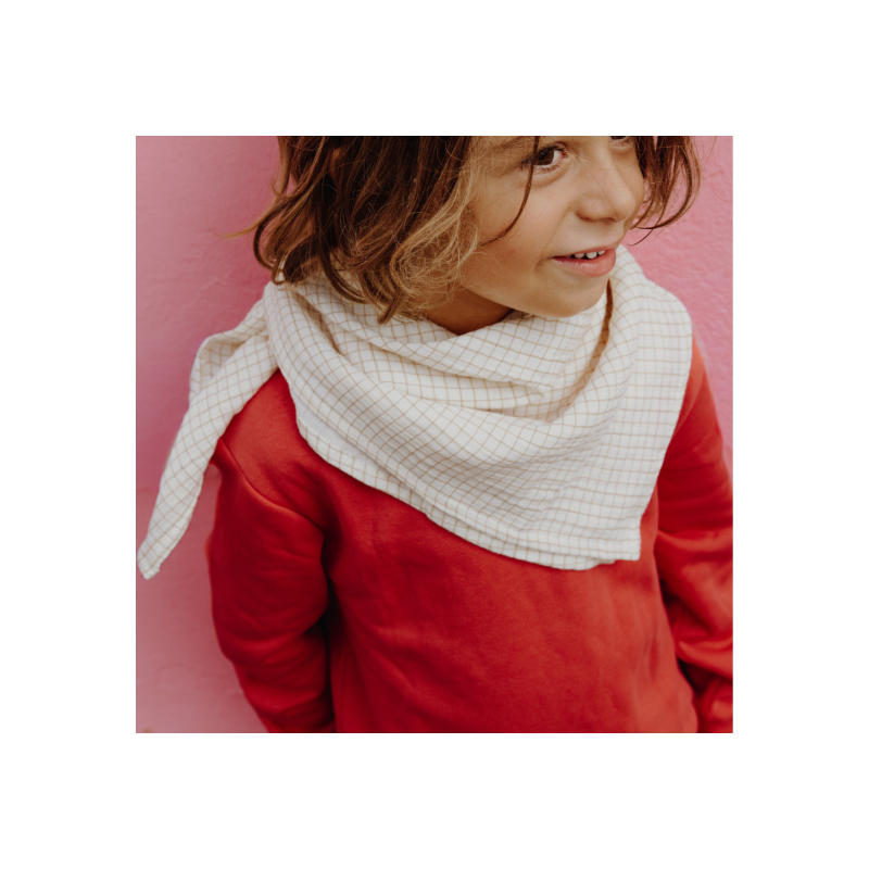 Lange - foulard 65 cm | Petits carreaux
