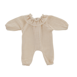 Tenue poupée avec col| Petits carreaux