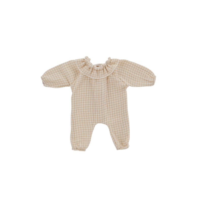 Tenue poupée avec col| Petits carreaux