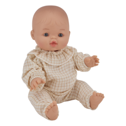 Tenue poupée avec col| Petits carreaux