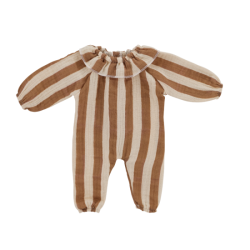 Tenue poupée avec col| Rayure larges