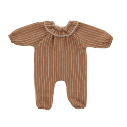 Tenue poupée avec col| Rayure fines