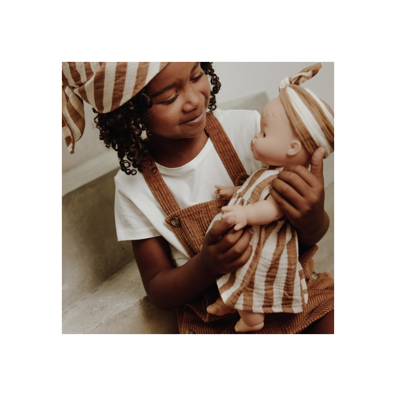 Bandeau pour poupée | Rayures larges