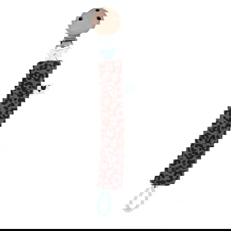 Attache tétine | Léopard marron - Atelier wagram