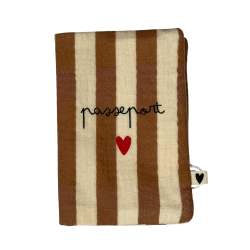 Porte passeport | Rayures larges