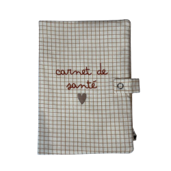 Protège carnet santé | Petits carreaux