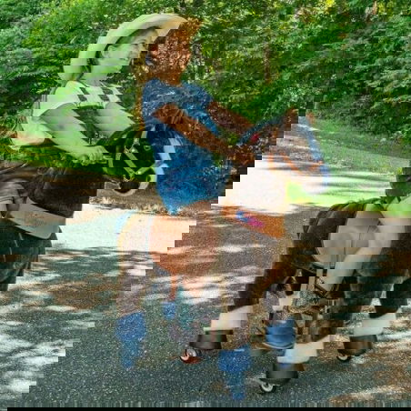 PonyCycle Taille 4  [4-8ans] | Marron foncé