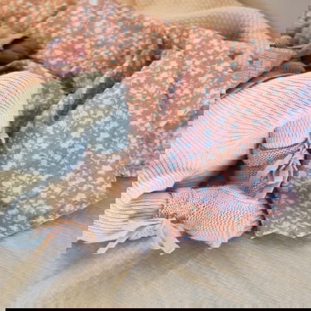 Couverture lange XXL | Bloom blush - Bonjour Little