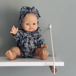 Barboteuse à manches poupée | Wild sage