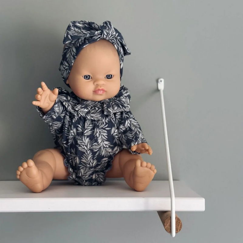 Barboteuse à manches poupée | Wild sage