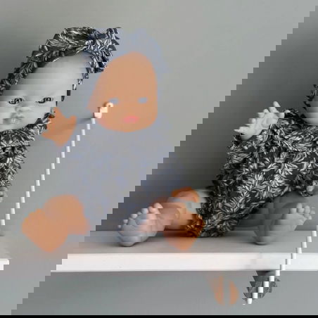 Barboteuse à manches poupée | Wild sage - Bonjour Little