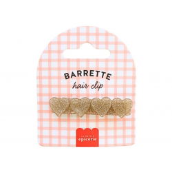 Barrette Coeur | Doré - La petite épicerie