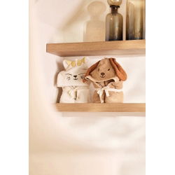 Cape de bain éponge 75x75cm | Charlie le chat