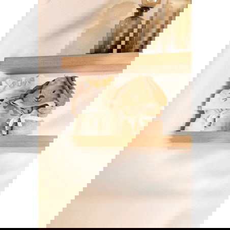 Cape de bain éponge 75x75cm | Charlie le chat - Jollein