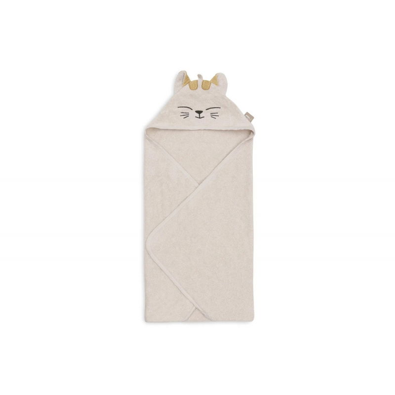 Cape de bain éponge 75x75cm | Charlie le chat
