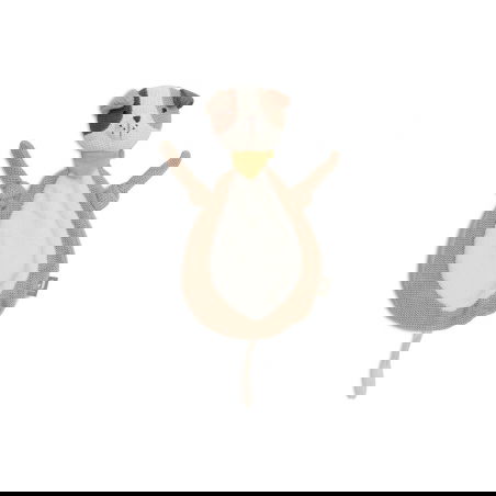 Doudou attache tétine | Dog Mick - Jollein