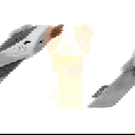 Hochet main et pied peluche | Dog Mick - Jollein