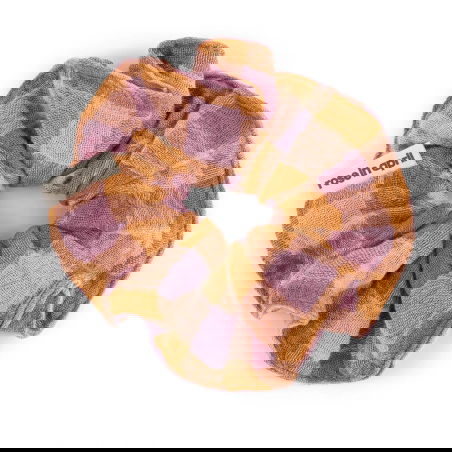 Chouchou | Vichy mauve / caramel - Rose in April