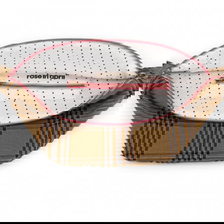 Sac banane | Tartan - Rose in April