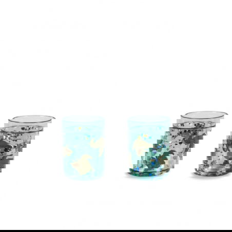 Lot de 2 verres à paillettes | Crocodile - Konges Slojd