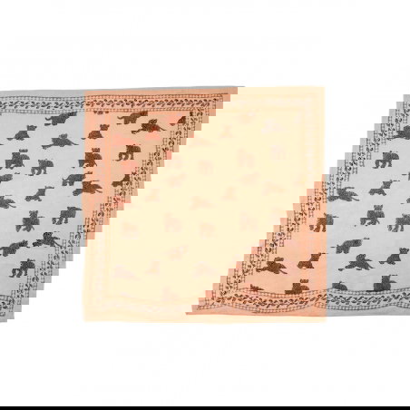 Foulard Grand format | Tigre pêche - Milinane