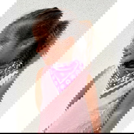 Foulard Petit format | Graou pink - Milinane