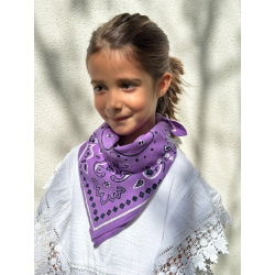 Foulard Petit format | Bandana purple