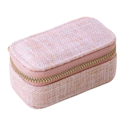 Mini boîte à bijoux de voyage | Rose