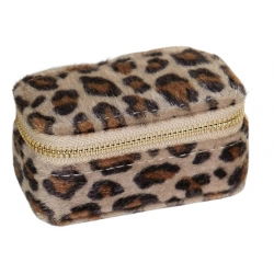 Mini boîte à bijoux de voyage | Léopard