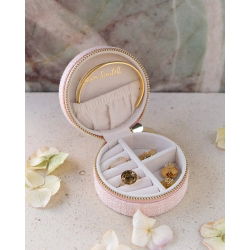 Boîte à bijoux de voyage | Rose