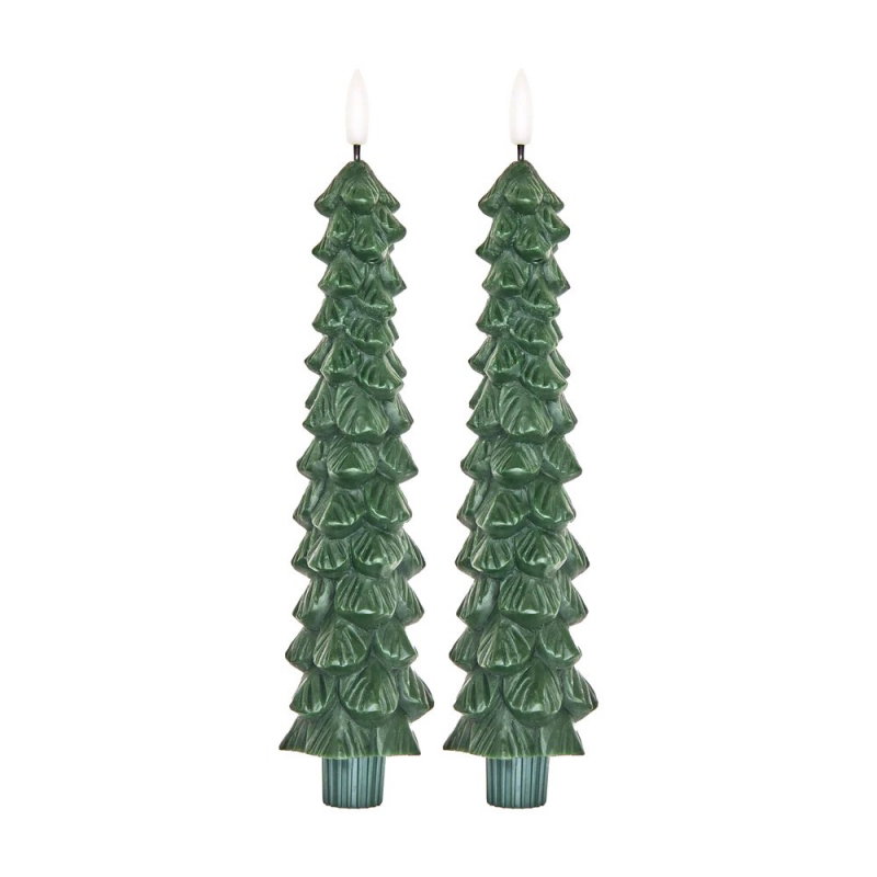 2 bougies LED | Sapin de Noël