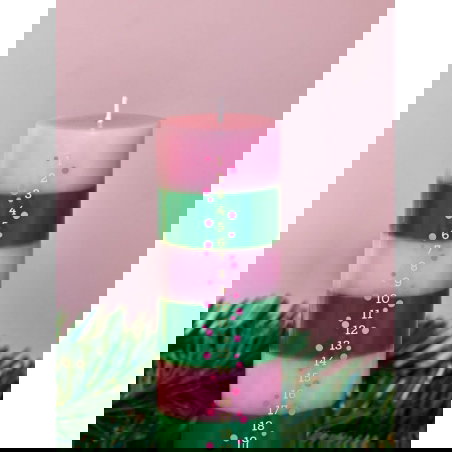 Grande bougie 76 heures - Rice